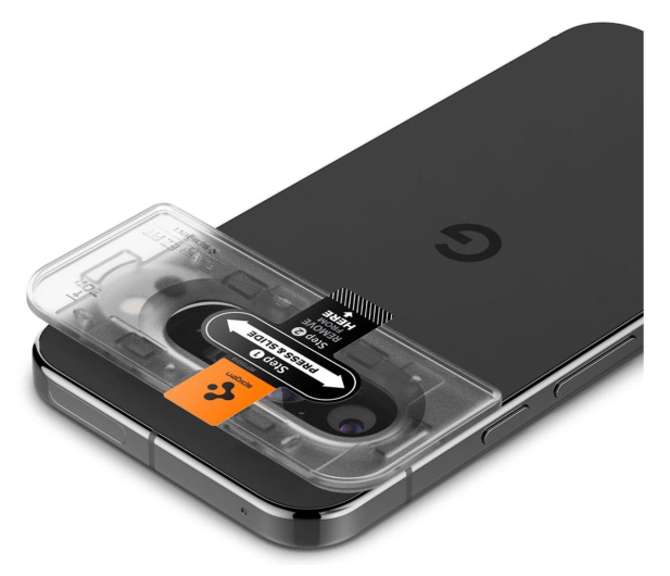 SPIGEN Optik.Tr ”Ez Fit” 2-Pack do Google Pixel 9 XL AGL08446 - 1290869 - zdjęcie 3